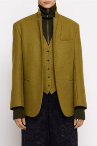 Seymour wool jacket - Khaki