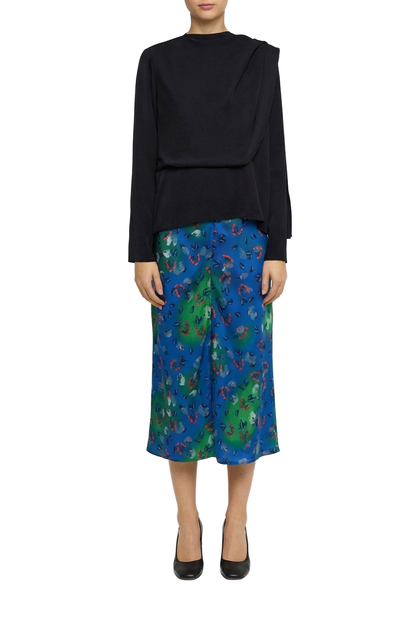 Blouse Blanche droite - Navy