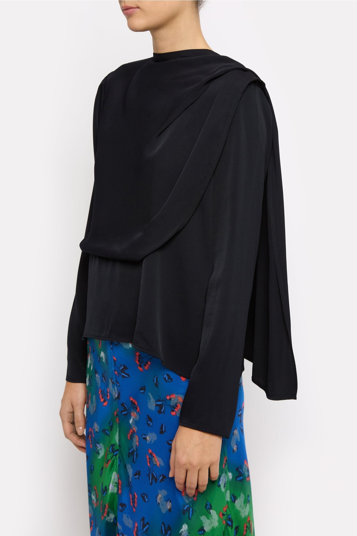 Blouse Blanche droite - Navy