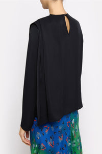 Blouse Blanche droite - Navy