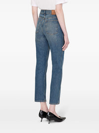 Pantalon droit Magny en denim - Mid Blue Vintage