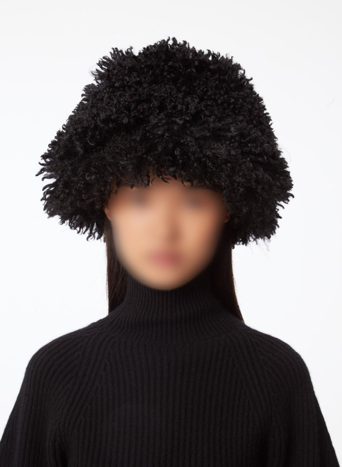 CHAPEAU SEAU EN FAUSSE FOURRURE