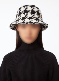 CHAPEAU SEAU PIED-DE-POULE