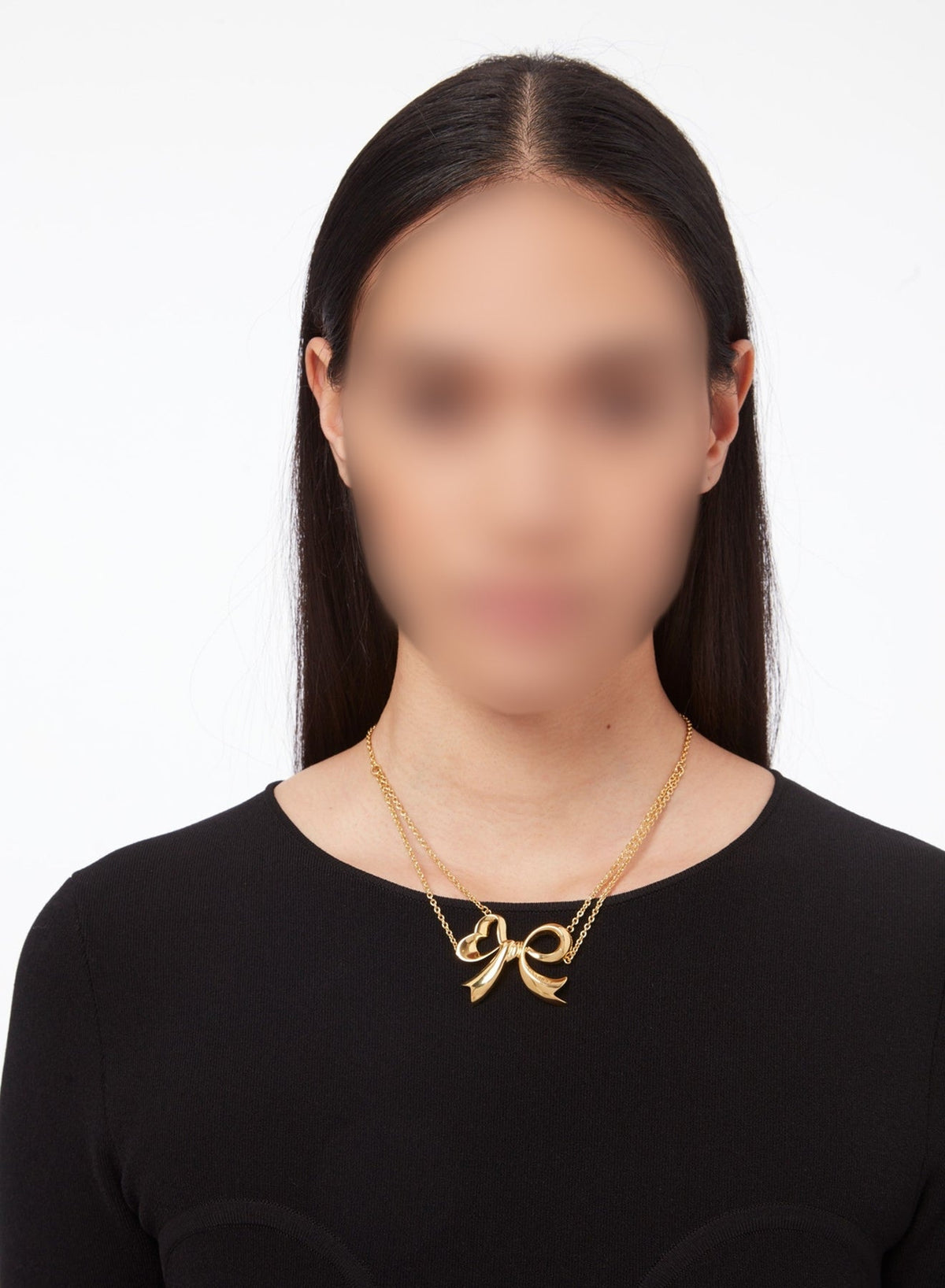 COLLIER DOUBLE NŒUD EN CHAÎNE