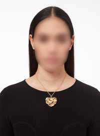COLLIER CŒUR COUSSIN
