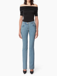 PANTALON EN DENIM SLIM - Bleu