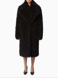 MANTEAU SURDIMENSIONNÉ EN FAUSSE FOURRURE