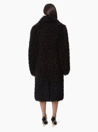 MANTEAU SURDIMENSIONNÉ EN FAUSSE FOURRURE