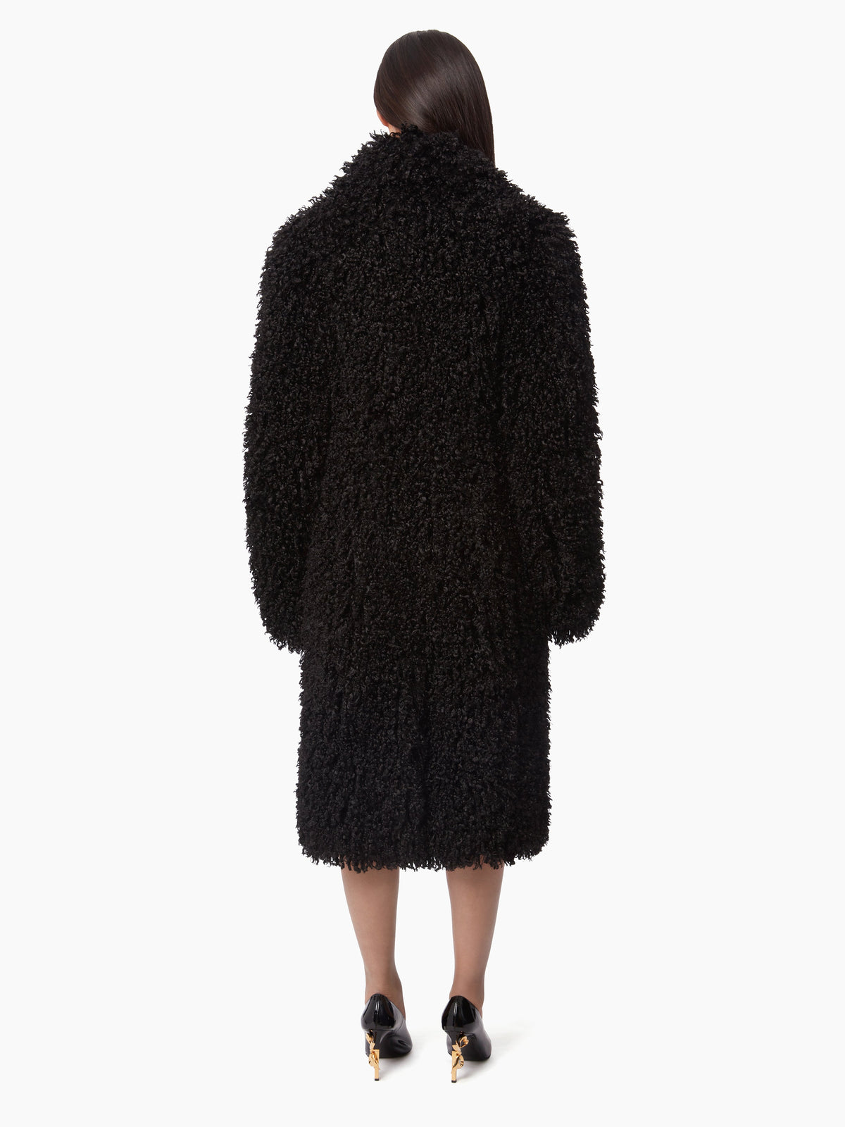 MANTEAU SURDIMENSIONNÉ EN FAUSSE FOURRURE
