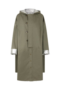 REVERSIBLE PARKA IN COTTON
