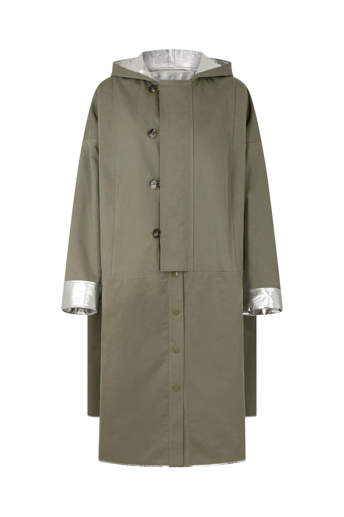 REVERSIBLE PARKA IN COTTON