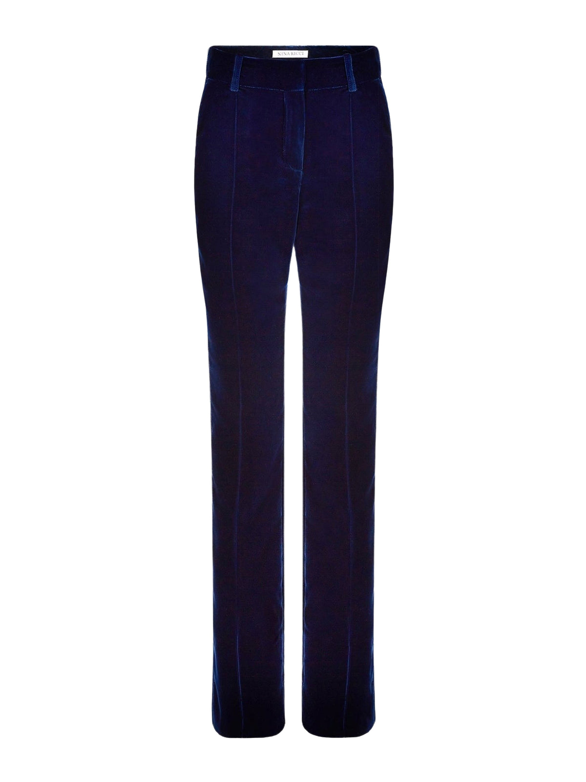 PANTALON DROIT EN VELOURS FLUIDE
