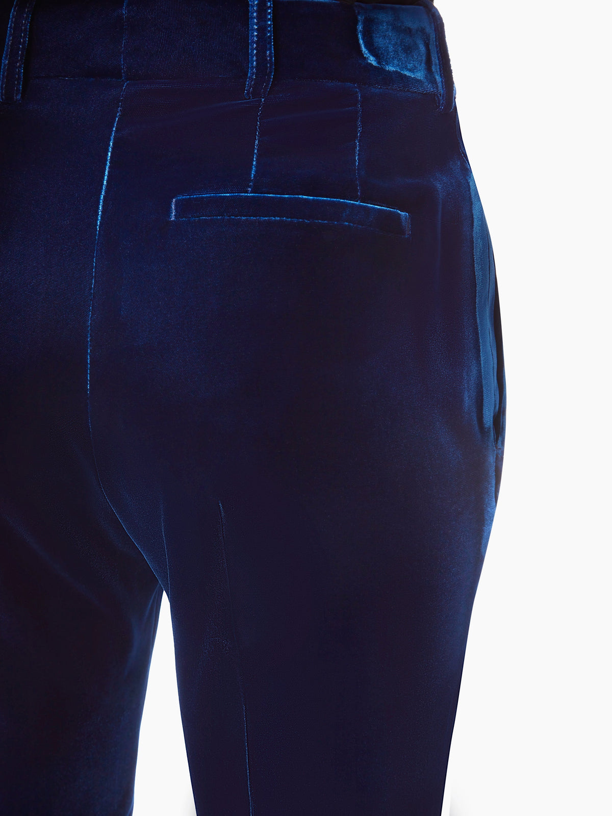 PANTALON DROIT EN VELOURS FLUIDE
