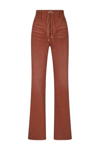 Pantalon large en denim - Brown