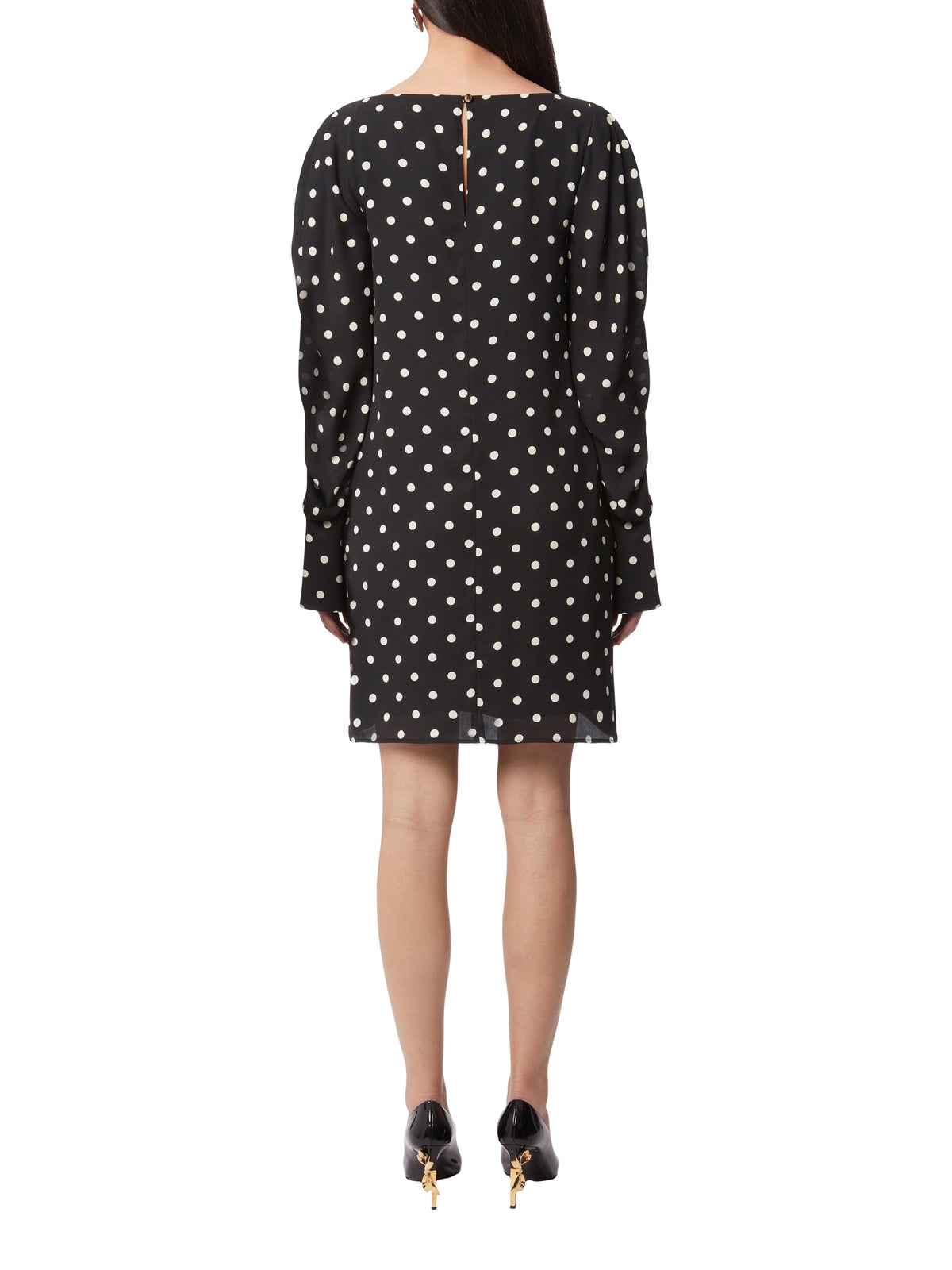 Robe à manches bouffantes - Noir