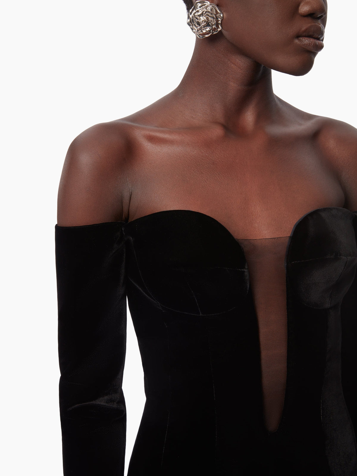 ROBE MINI CORSET - Noir