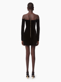 ROBE MINI CORSET - Noir