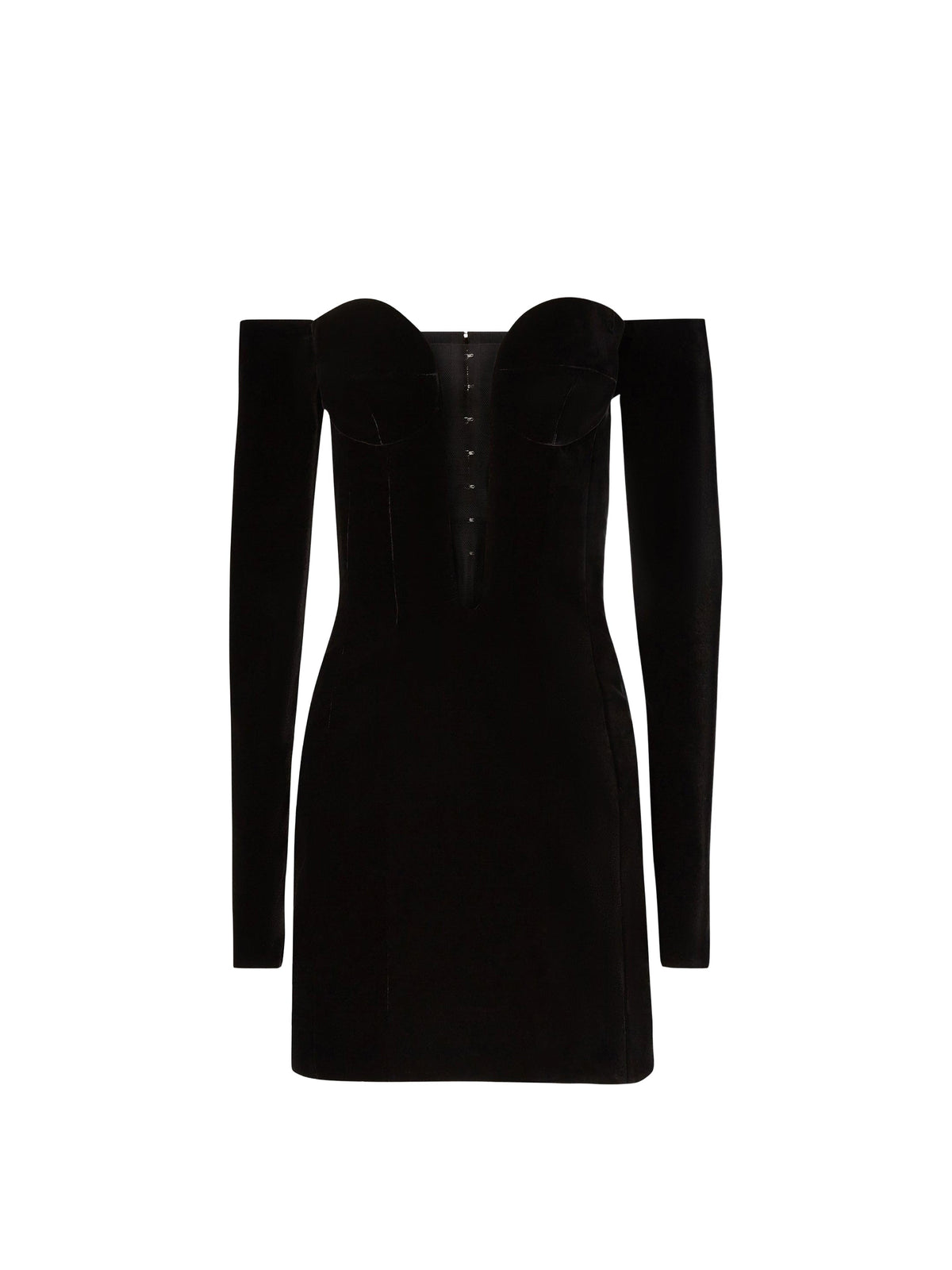 ROBE MINI CORSET - Noir