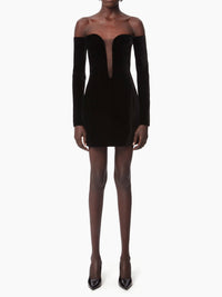 ROBE MINI CORSET - Noir