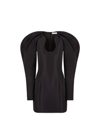 MINI-ROBE À MANCHES LONGUES EN COCON