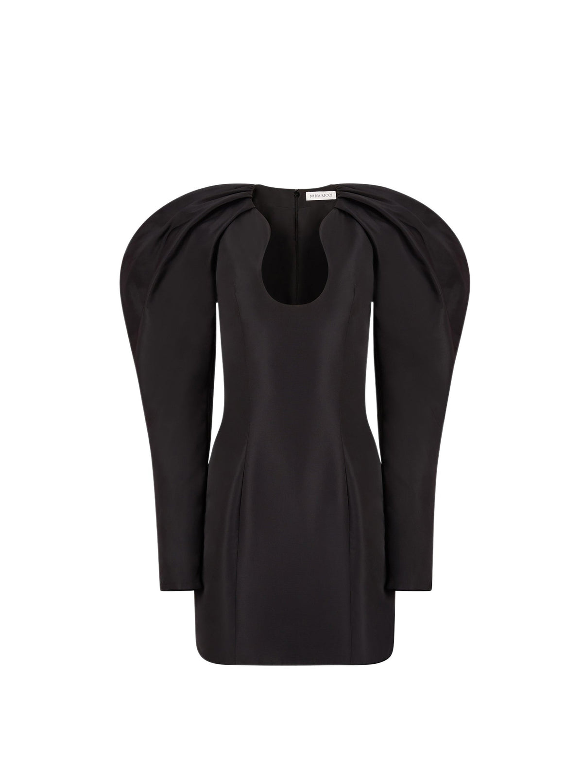 MINI-ROBE À MANCHES LONGUES EN COCON
