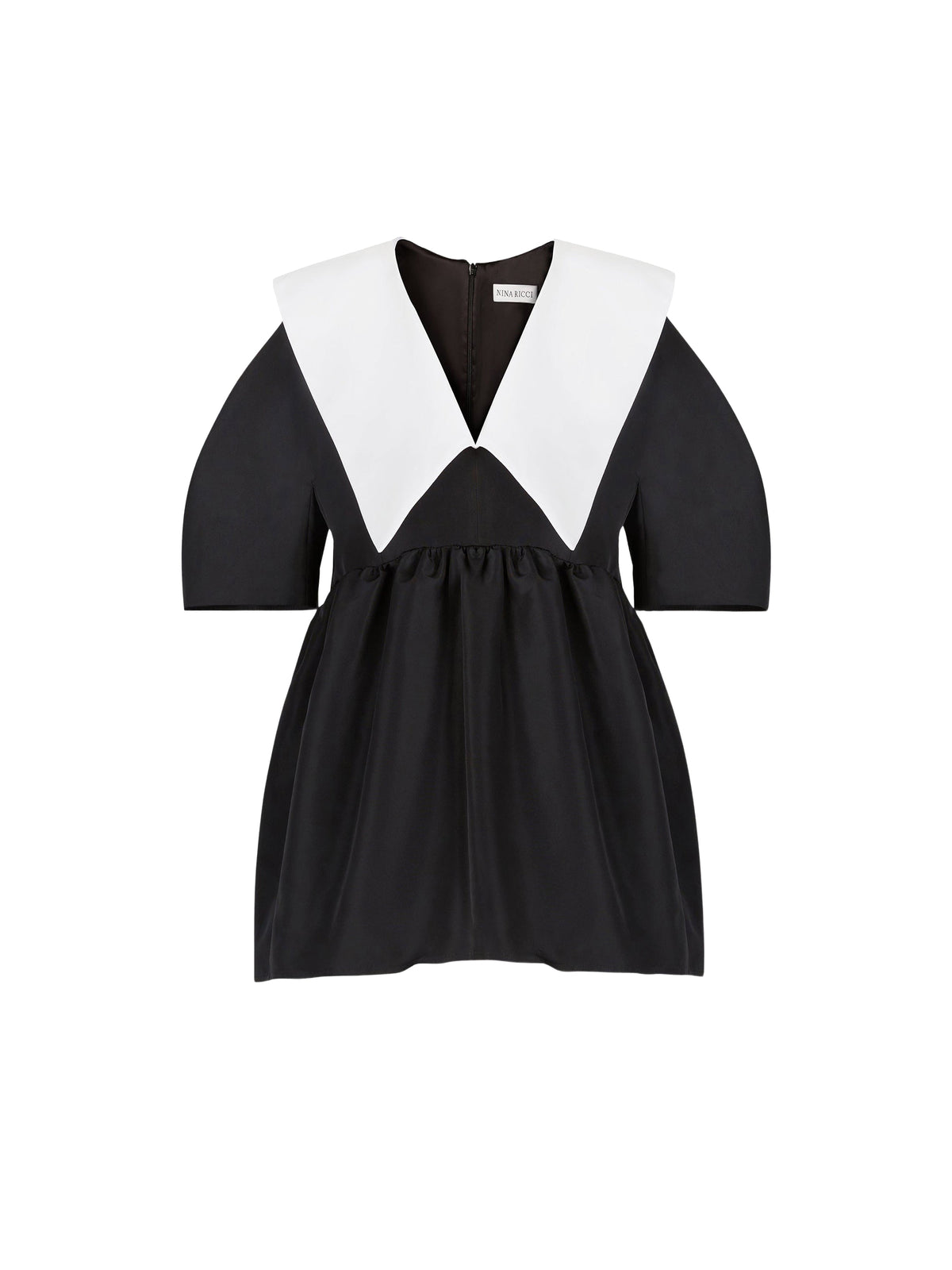 TOP BABYDOLL EN TAFFETAS.