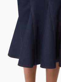 JUPE MIDI EN DENIM