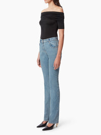 PANTALON EN DENIM SLIM - Bleu