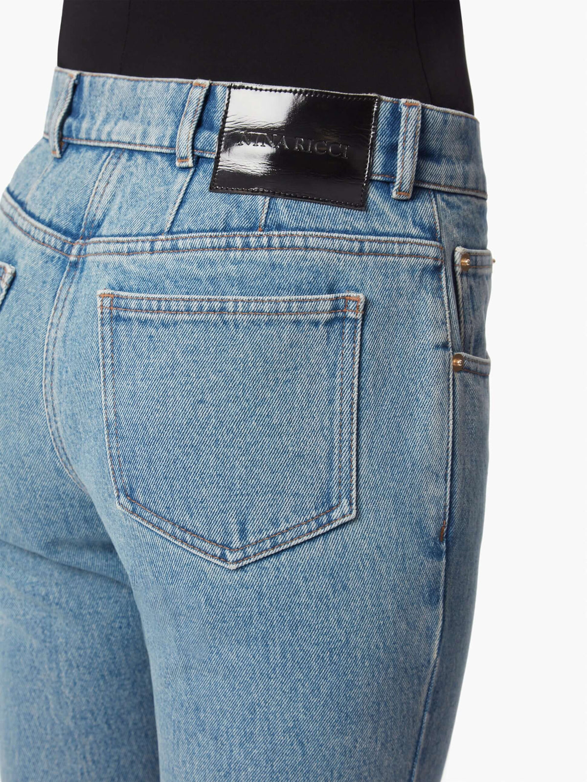 PANTALON EN DENIM SLIM - Bleu