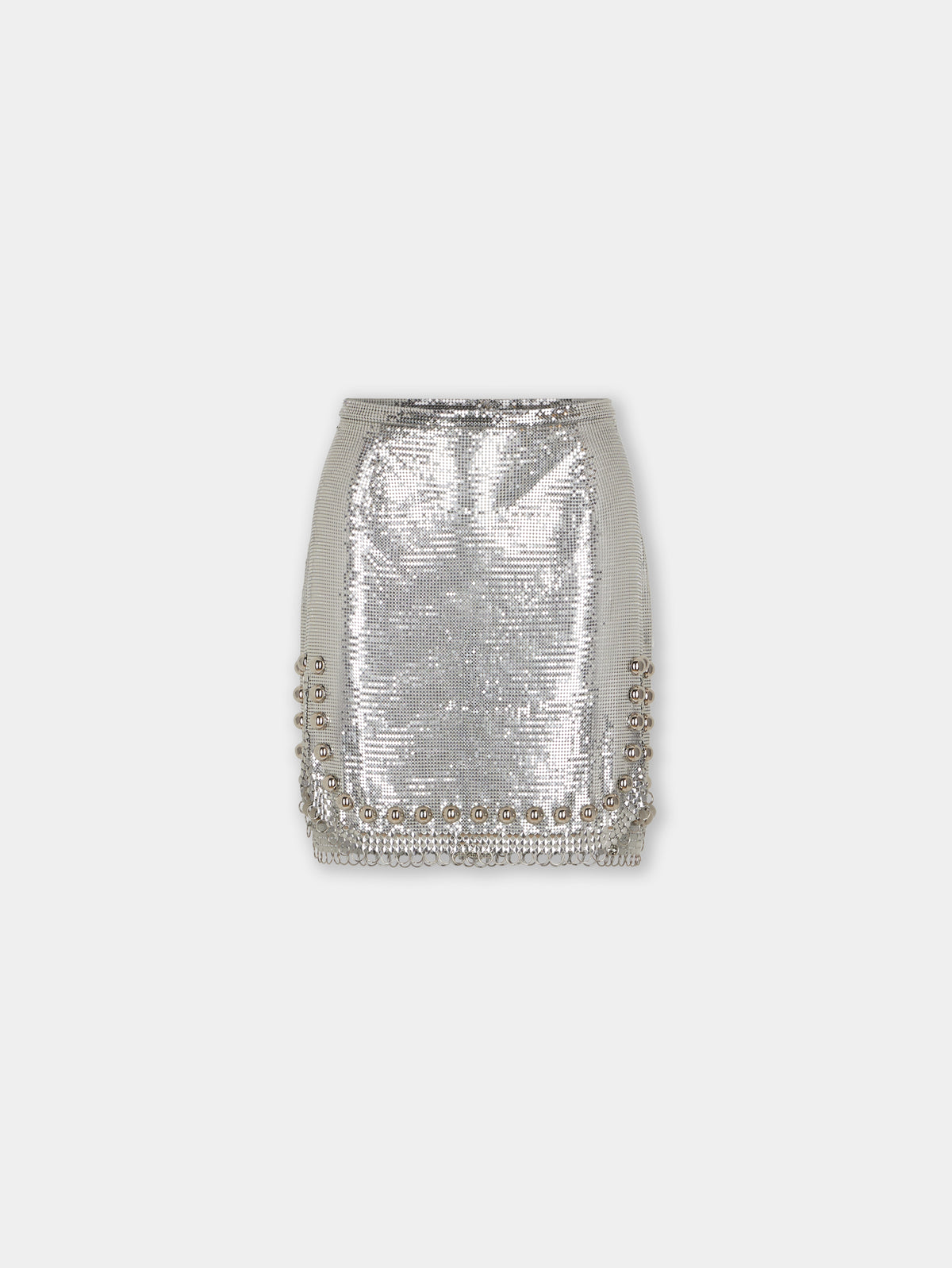 SHORT SKIRT IN MESH
