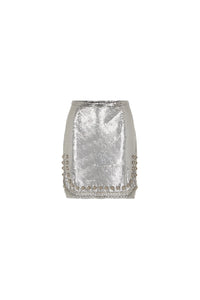 SHORT SKIRT IN MESH