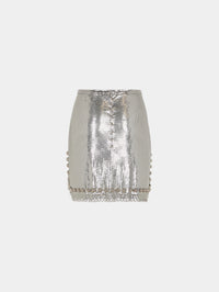 SHORT SKIRT IN MESH