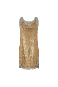 SHORT DRESS IN MESH