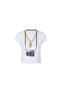 PRINTED T-SHIRT IN COTTON JERSEY
