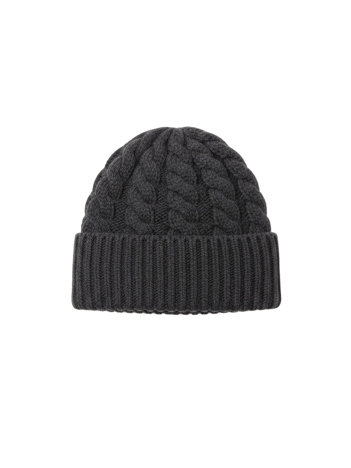 BONNET EN LAINE TRICOTÉ - Gris