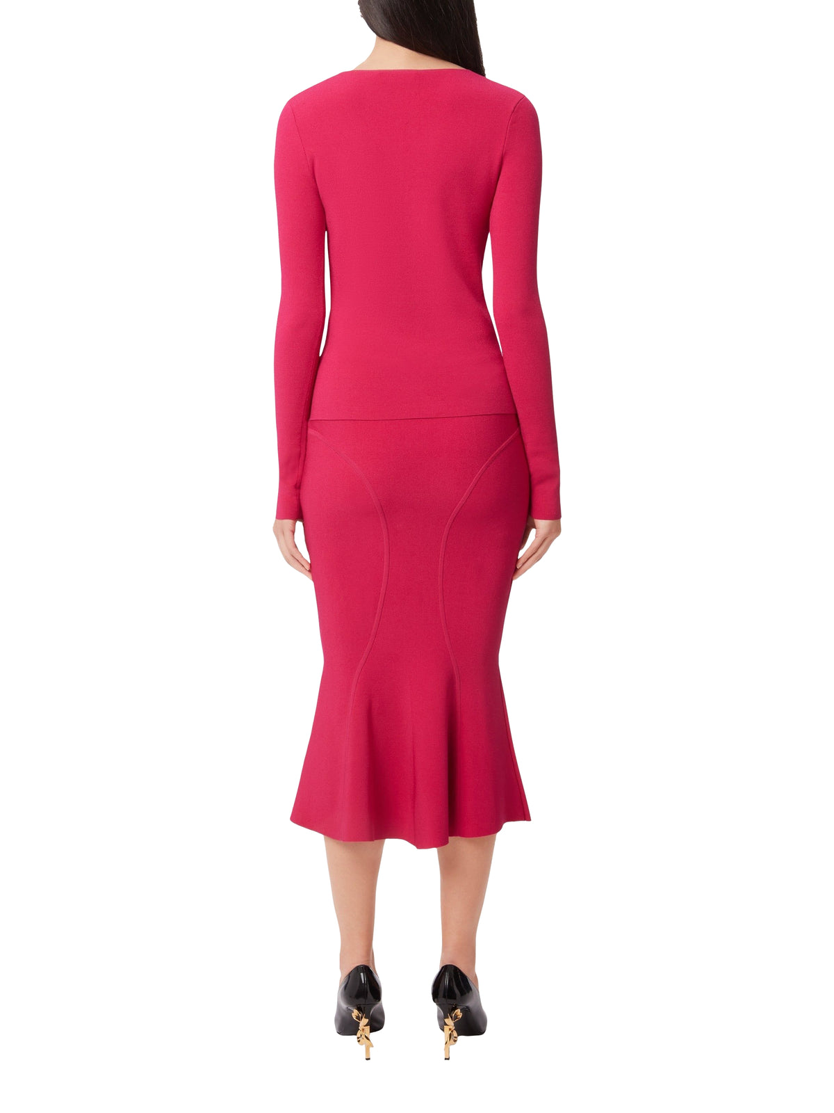Cut-out mermaid skirt - Pink