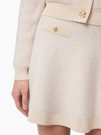 MINI-JUPE ÉVASÉE EN MOHAIR