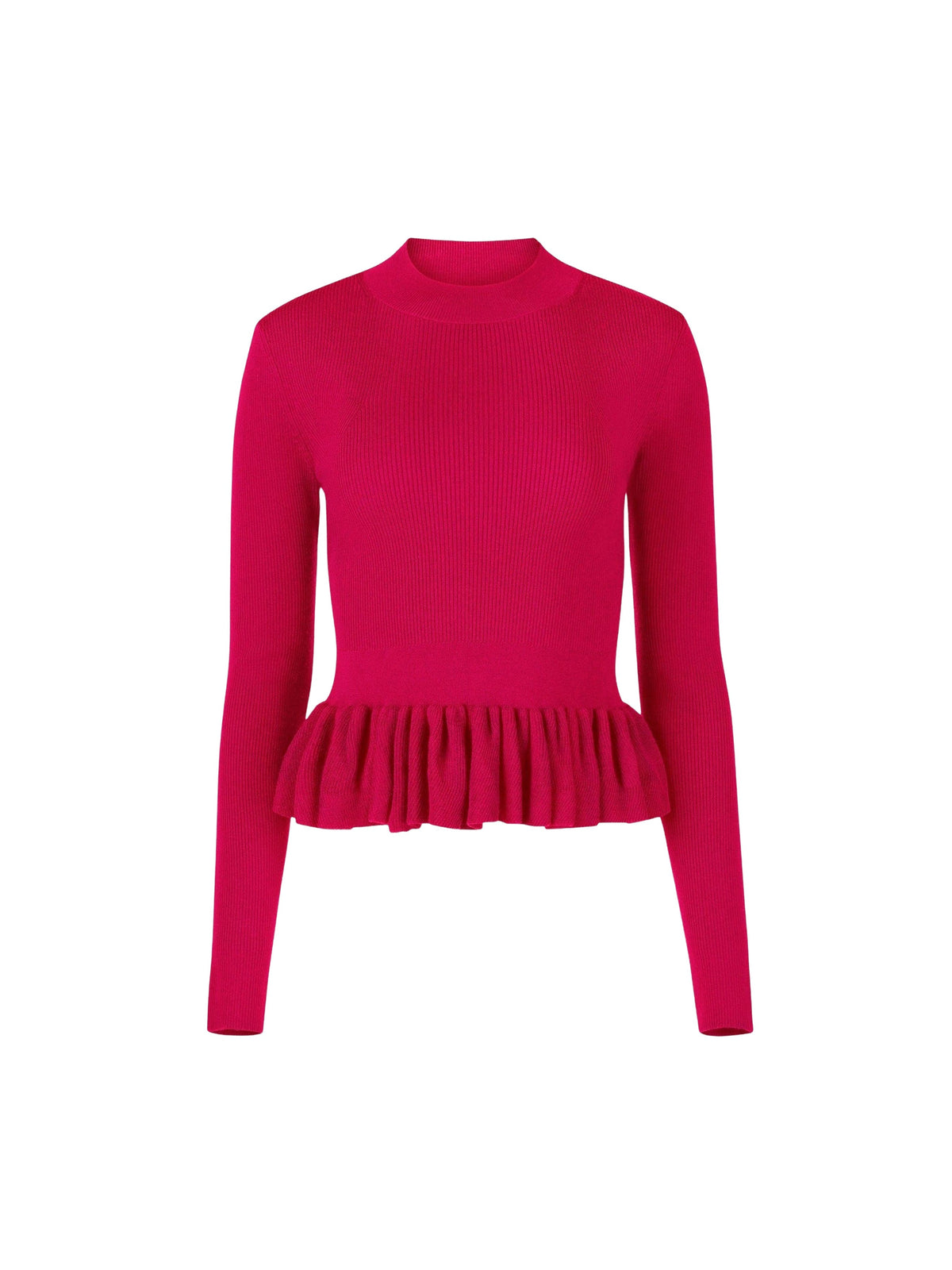 PULL AVEC UN PEPLUM À VOLANTS