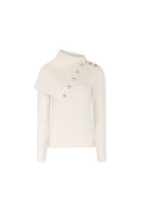 Off white sweater in wool