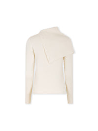 Off white sweater in wool