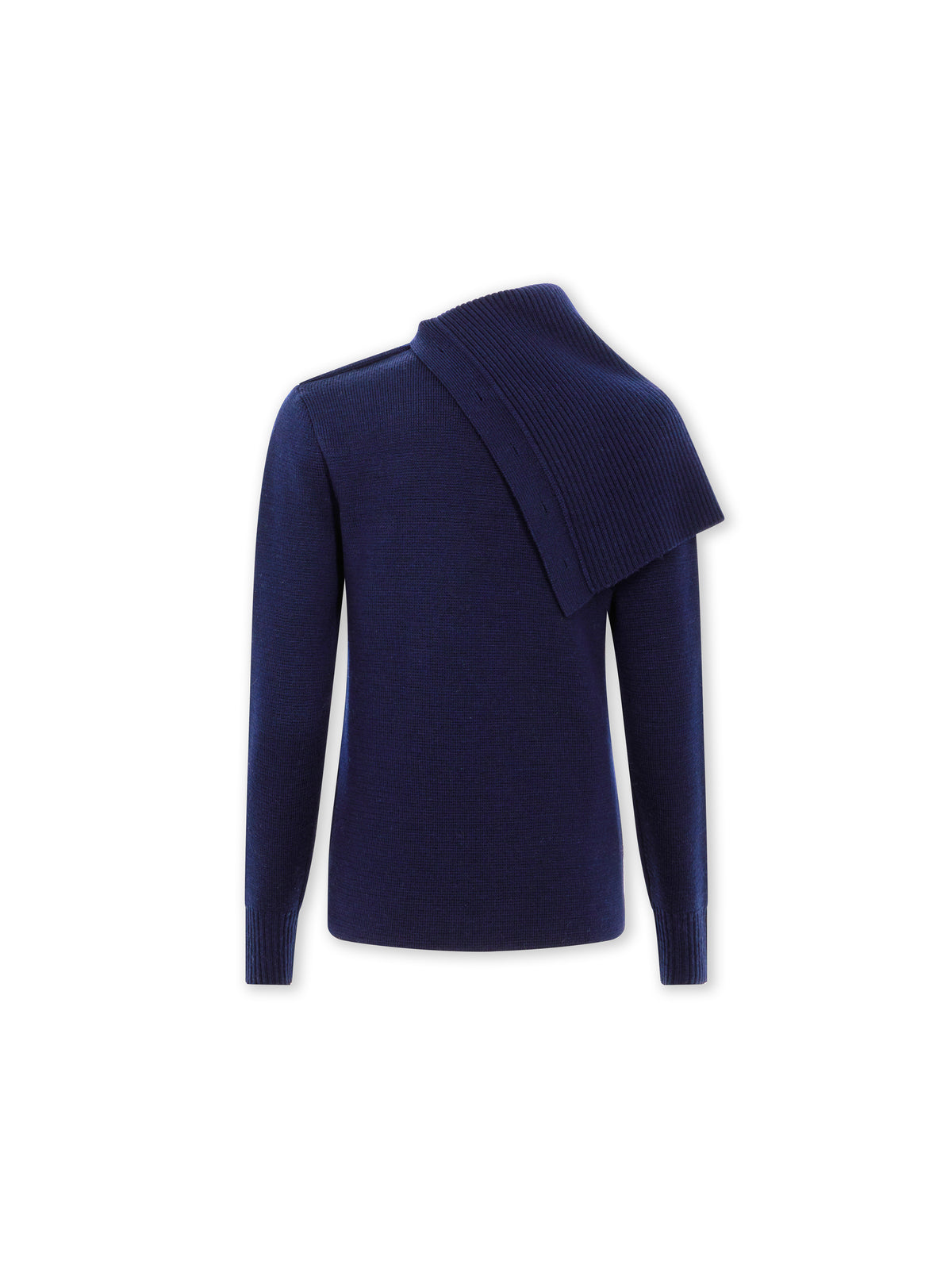Navy sweater in wool