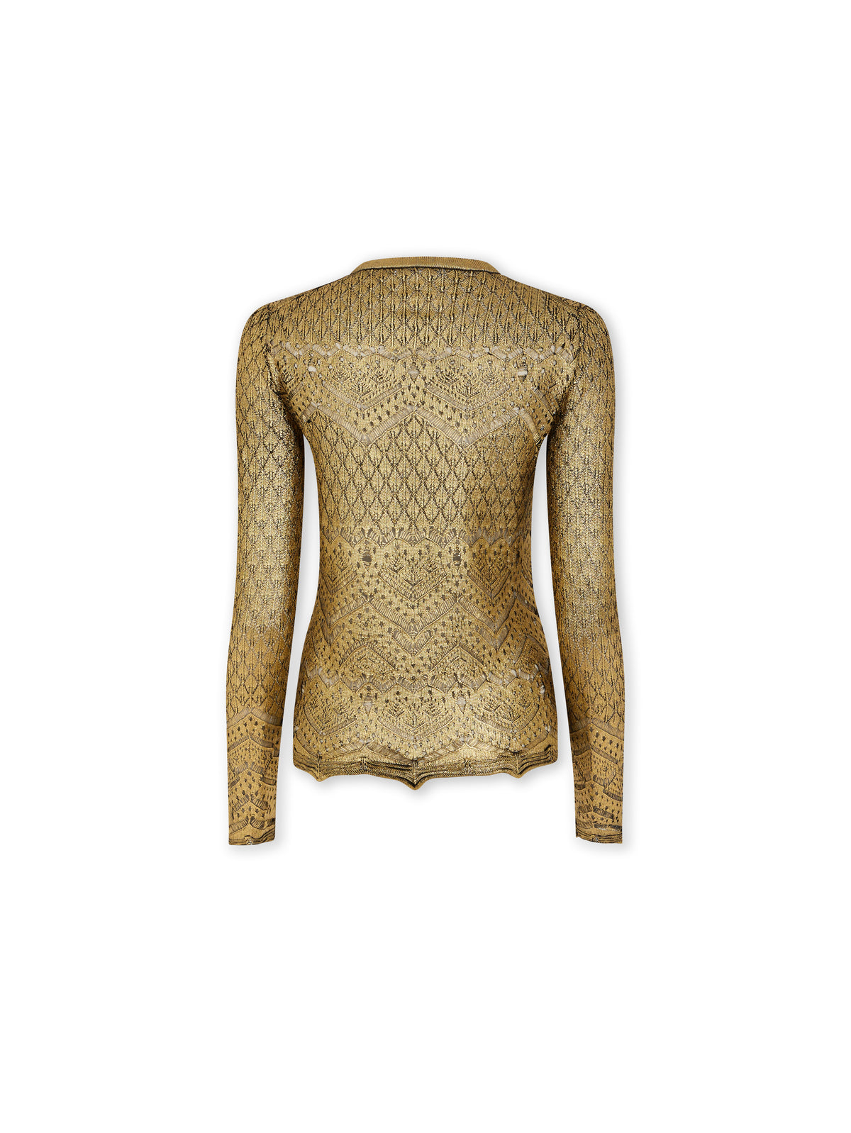 LACE-LIKE KNIT SWEATER