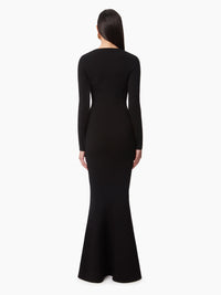 ROBE DE SIRÈNE EN MÉLANGE LAINE