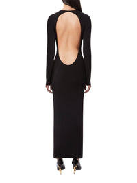 Long backless dress - Black