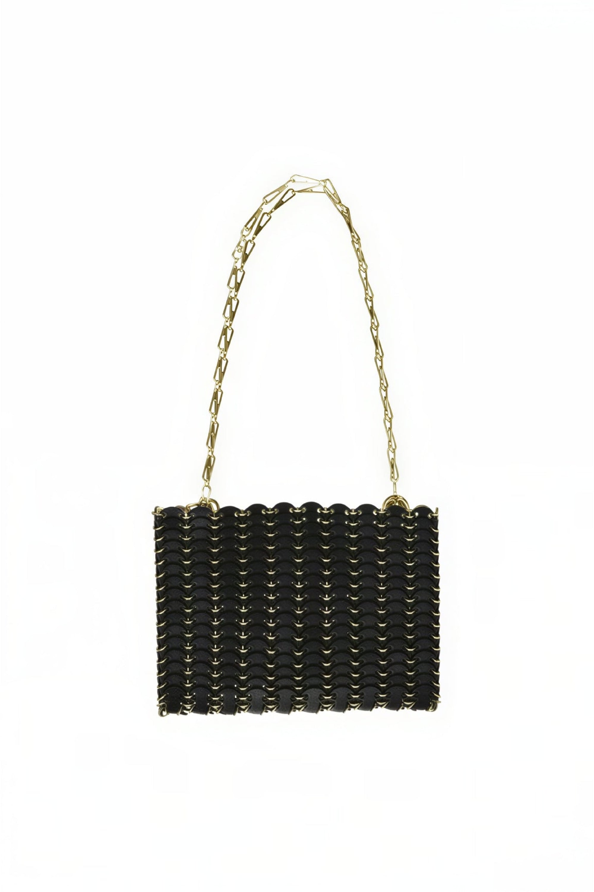 1969 leather bag - Black & Gold