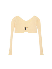 Haut en maille Pralu - Light Yellow