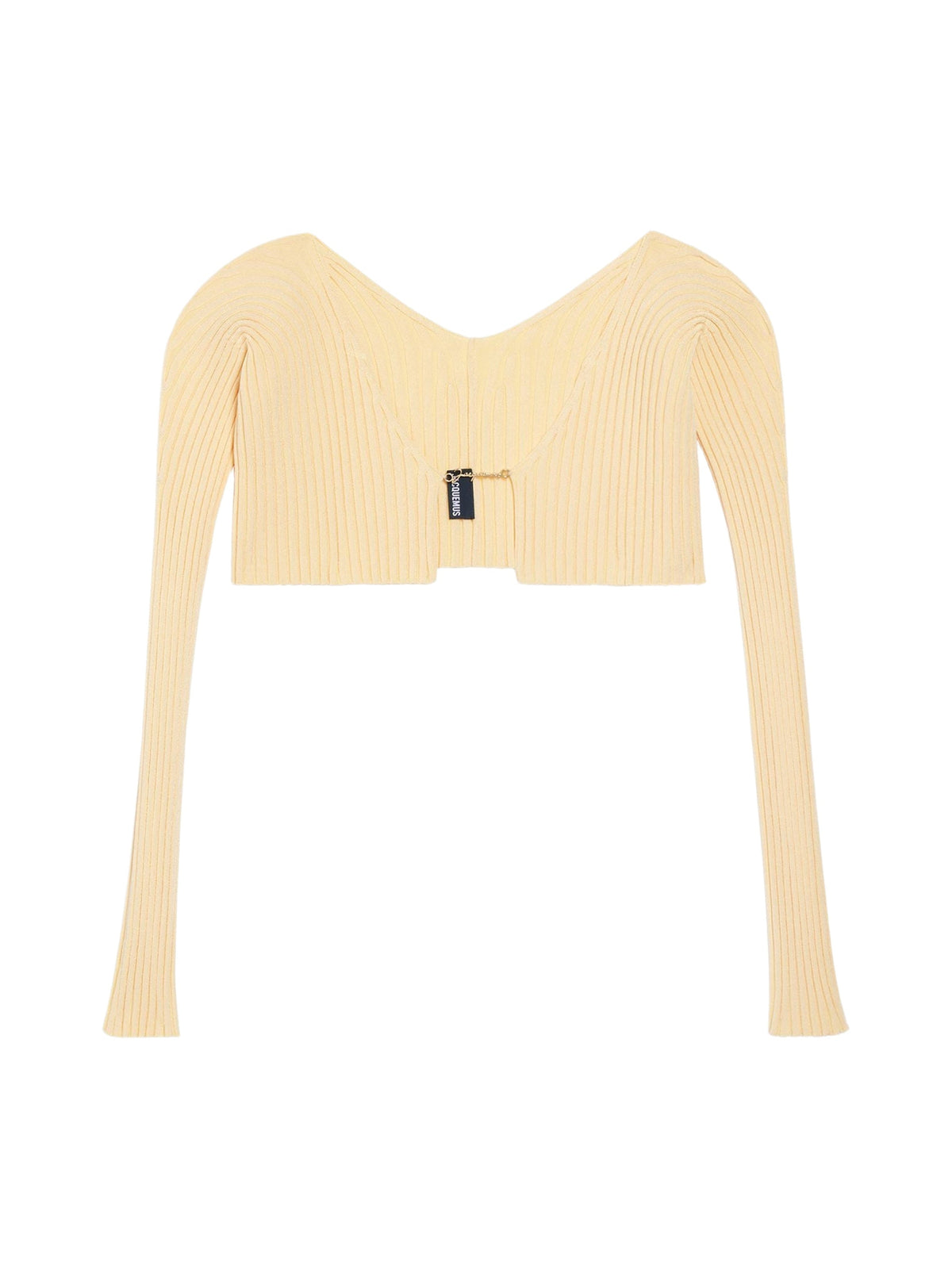 Cardigan Pralu en maille - Light Yellow