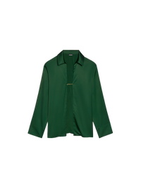 DARK GREEN LA CHEMISE NOTTE
