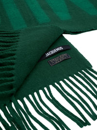 DARK GREEN L'ECHARPE JACQUEMUS