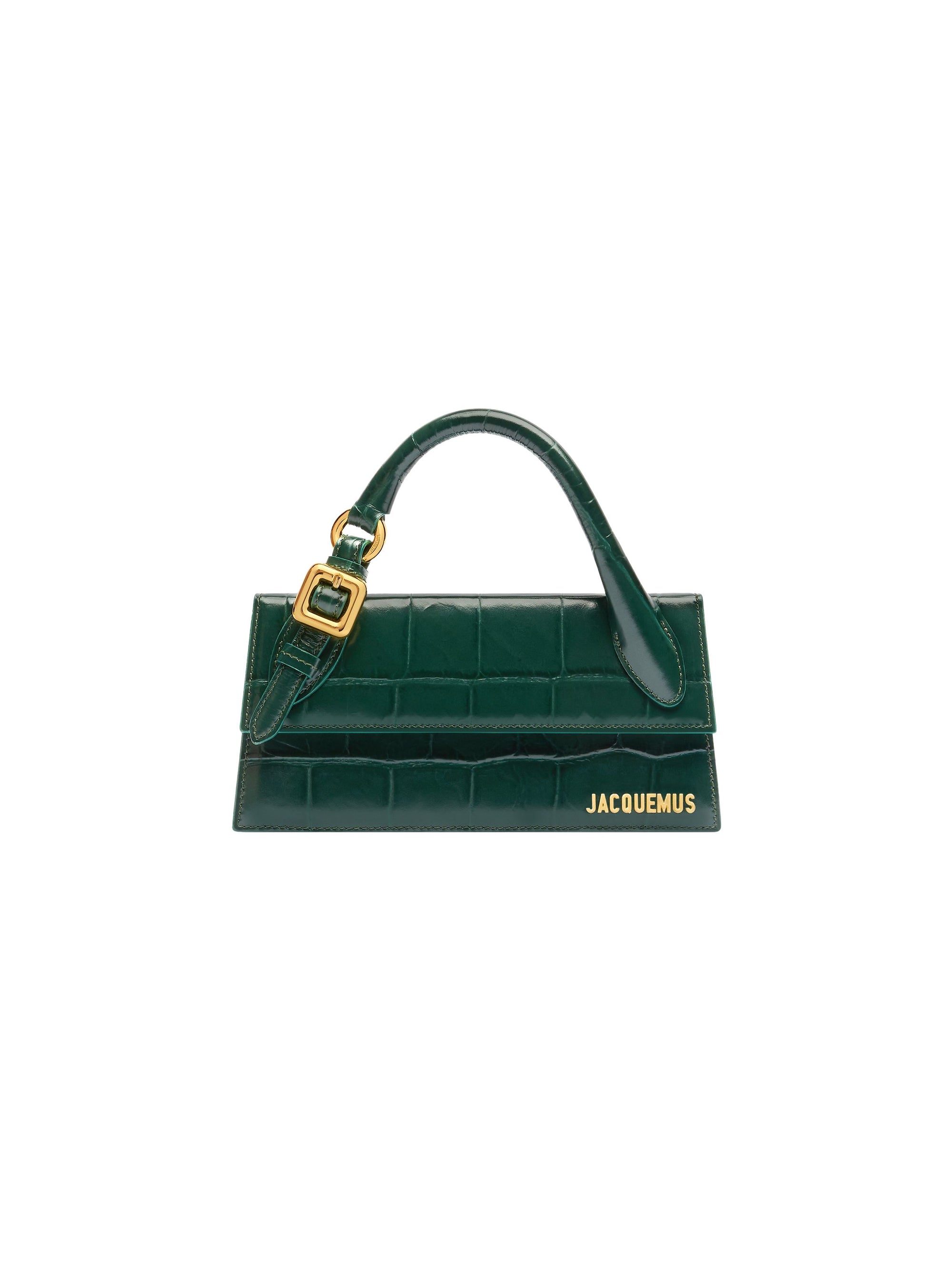 DARK GREEN LE CHIQUITO LONG BOUCLE